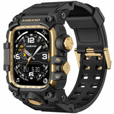 Mudmaster Style Stainless Steel Case TPU Strap Protective Sporty Band